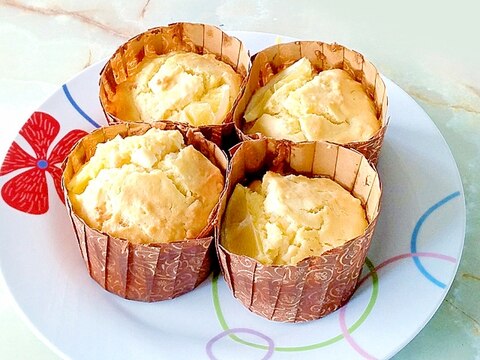 甘さと酸味で！ホワイトチョコとレモンのマフィン♪